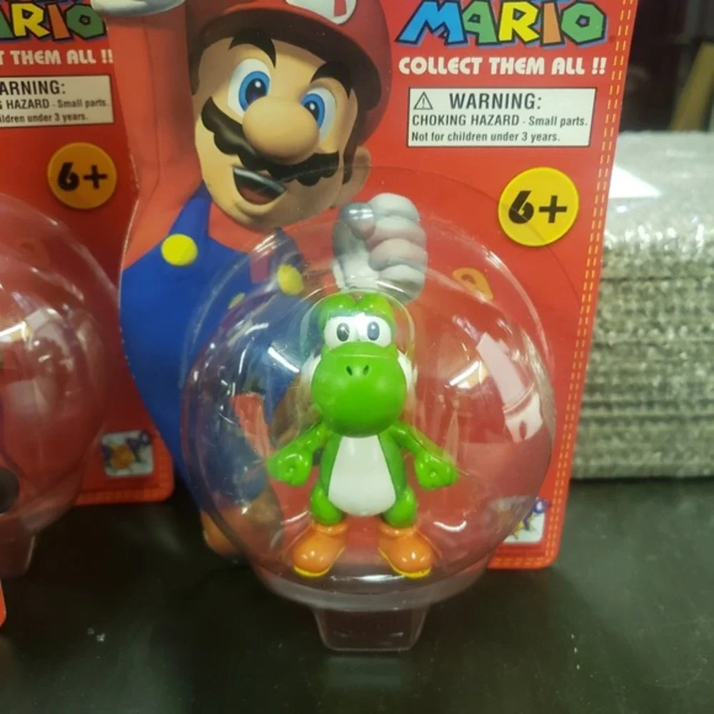 2007‎ Nintendo Super Mario Mini Figures NEW Sealed Mario Luigi Yoshi Bullet Bill